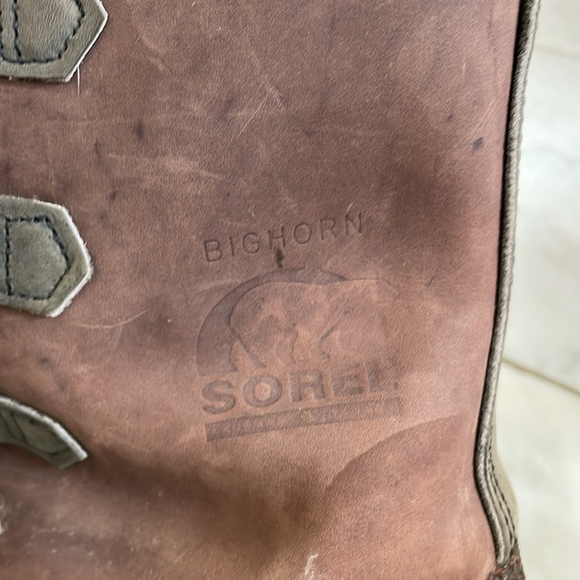 Sorel BigHorn leather, rubber, and fleece duck boots size 11 men's - Picture 2 of 13